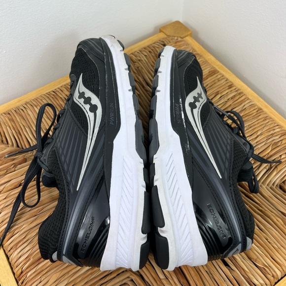 Saucony Echelon 8 Black/White Running Shoes Sz 8.5 - Picture 8 of 11